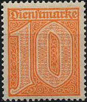 Briefmarken Deutsches Reich Dienstmarken