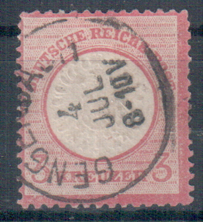Briefmarke Deutsches Reich Mi. Nr. 25  o