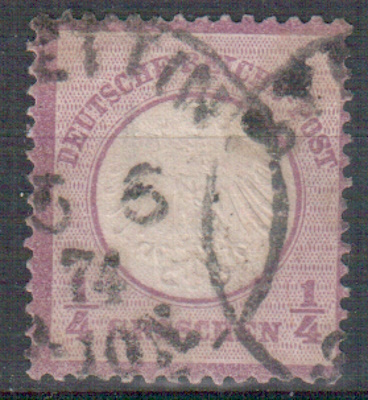 Briefmarke Deutsche Reich Reichspost Mi. Nr. 1 o