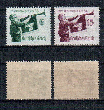 Deutsches Reich Mi. Nr. 584 y - 585  y **