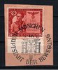 Deutsches Reich Mi. Nr. 863  Briefstück SST München