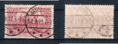 Briefmarke Deutsches-Reich Mi. Nr. 115 b gestempelt - signiert -