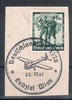 Deutsches Reich Briefstück mit Mi. Nr. 663 SST Deutschlandflug