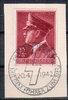 Deutsches Reich Mi. Nr. 813  Briefstück SST Nürnberg