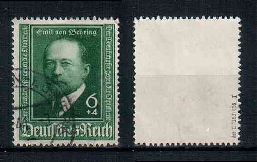 Briefmarke Deutsches Reich Plattenfehler Mi. Nr. 760 I o / geprüft