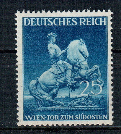 Briefmarke Deutsches Reich Plattenfehler Mi. Nr. 771 f 15 nach Schantl **