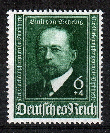 Briefmarke Deutsches Reich Plattenfehler Mi. Nr. 760 f 11 nach Schantl **