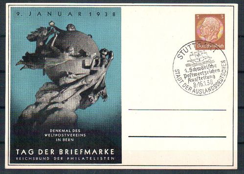 PP-122-C075-01 Tag der Briefmarke 1938 o