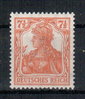 Briefmarke Deutsches Reich Mi. Nr. 99 a ** / geprüft