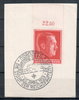 Deutsches Reich Mi. Nr. 664 Briefstück SST Nürnberg