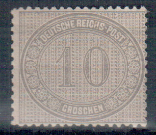 Deutsches Reich Mi. Nr. 12 Federzug - ungebraucht -