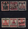 Briefmarken Freie Stadt Danzig Nr. 26 - 31 gestempelt
