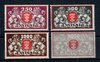 Briefmarken Freie Stadt Danzig Nr. 119 - 122 postfrisch