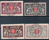 Briefmarken Freie Stadt Danzig Nr. 119 - 122 gestempelt