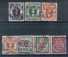 Briefmarken Freie Stadt Danzig Nr. 123 - 129 gestempelt