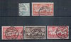 Briefmarken Freie Stadt Danzig Nr. 133 - 137 gestempelt