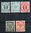 Briefmarken Freie Stadt Danzig Nr. 138 - 142 postfrisch