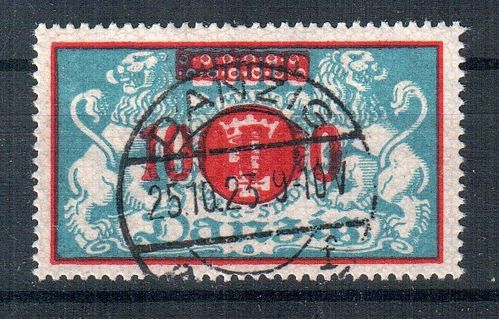 Briefmarken Freie Stadt Danzig Nr. 150 gestempelt