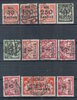 Briefmarken Freie Stadt Danzig Nr. 158 - 168 gestempelt