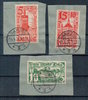Briefmarken Freie Stadt Danzig Nr. 256 - 258 gestempelt