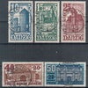Briefmarken Freie Stadt Danzig Nr. 262 - 266 gestempelt