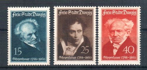 Briefmarken Freie Stadt Danzig Nr. 281 - 283 postfrisch