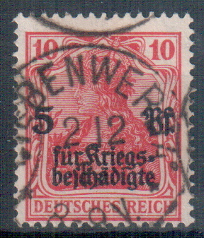 Briefmarke Deutsches Reich Mi.Nr. 105 a / o geprüft KB