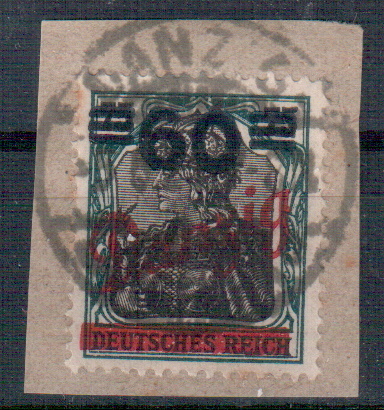 Briefmarken Freie Stadt Danzig Nr. 72 gestempelt