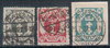 Briefmarken Freie Stadt Danzig Nr. 103 - 105 gestempelt