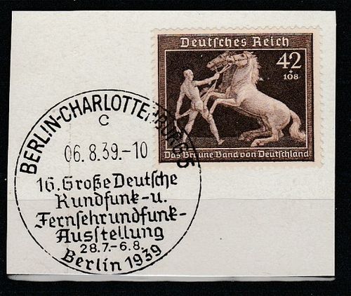 Deutsches Reich Mi. Nr. 699  Briefstück SST Berlin
