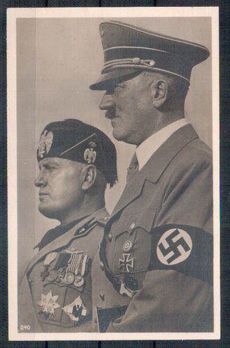 Propagandakarte Der Führer und der Duce 5