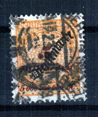 Deutsches-Reich Dienstmarken Mi. Nr. D 85 o + KB