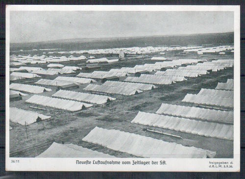 Reichsparteitag Nürnberg 1936 - Zeltlager der SA