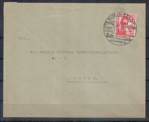 Fernbrief Deutsches Reich MI.Nr.: 645 EF