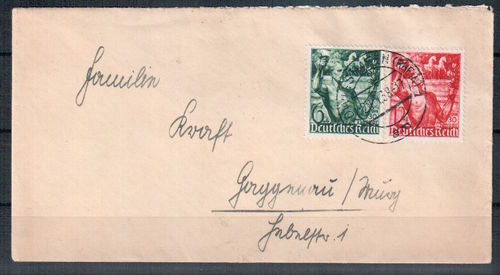 Fernbrief Deutsches Reich MI.Nr.: 660 MIF