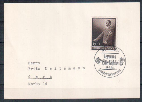 Sonderkarte Deutsches Reich MI.Nr.: 694 EF