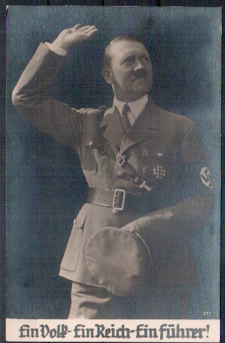 Propagandakarte - Ein Volk-Ein Reich-Ein Führer
