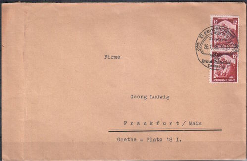 Fernbrief Deutsches Reich MI.Nr.: 567 MEF