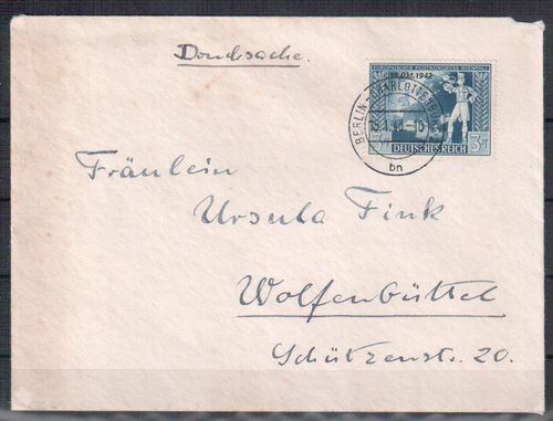Drucksache Deutsches Reich MI.Nr.: 823 EF mit 823 PF I